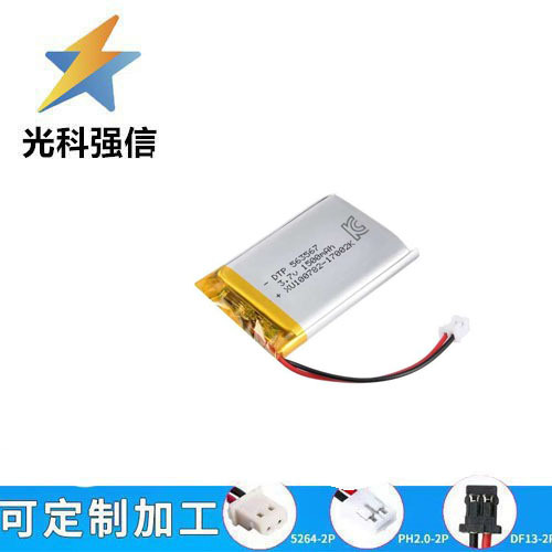 3.7V聚合物锂离子电池智力快车视频早教机563567移动1500MAH电芯