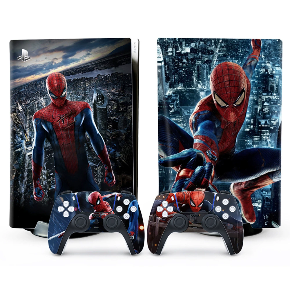 Наклейка‑скин для консоли (Sony) PS5, 5 предметов, декоративная виниловая защита, для дисковой и цифровой версий