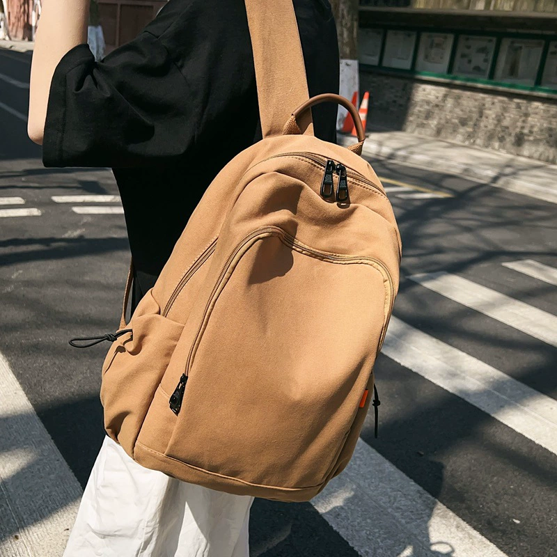 Backpack, universal shoulder bag, Korean style, for secondary school, for students