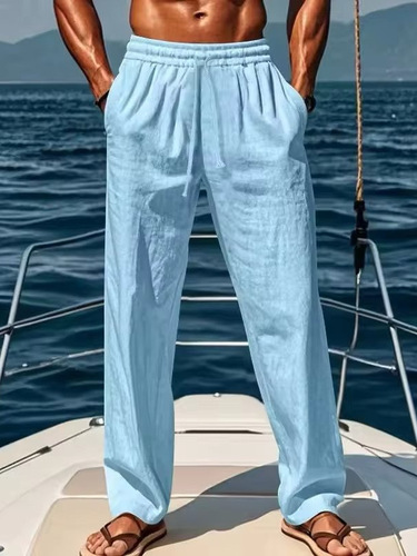 Amazon Wish AliExpress Men's Hip-Hop Casual Loose Sport Pants 2024 New Breathable Long Trousers