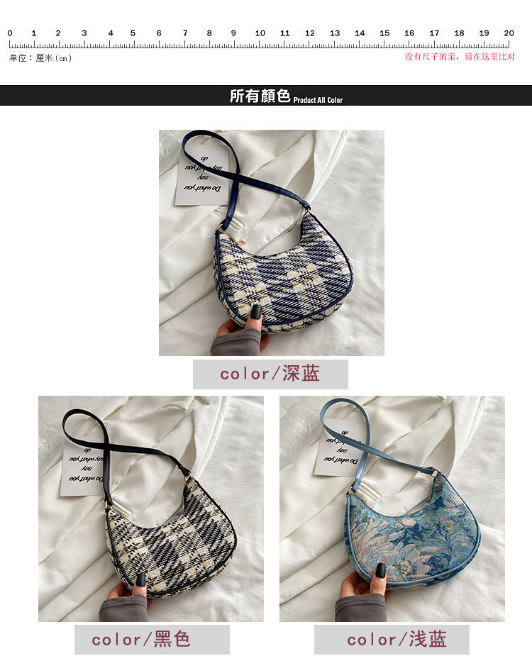 Einfache Umhängetasche Im Koreanischen Stil 2021 Neue Art Und Weise Kleine Tasche Eine Schulter-achseltasche display picture 24