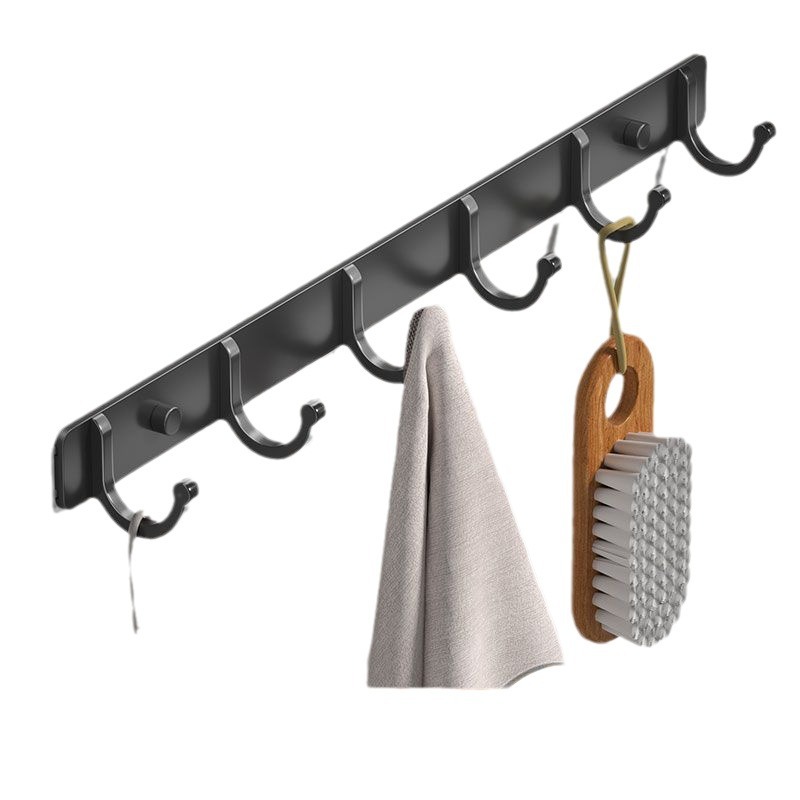 Fuerte Adhesivo de pared que cuelga la capa del inodoro y el sombrero colgador de pared inodoro puerta del baño gancho pegajoso libre