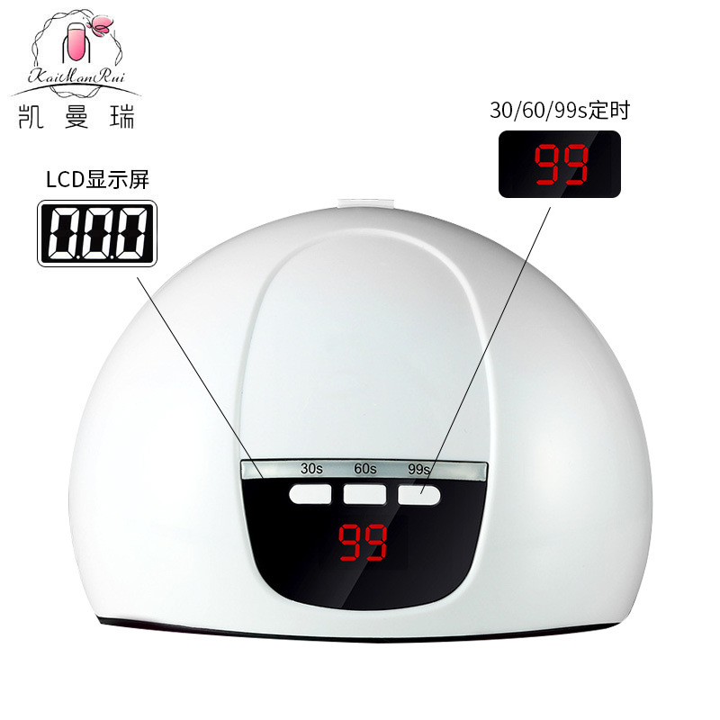 Mini lámpara de uñas portátil para gel, ideal para principiantes, 54W, máquina de terapia de luz UV portátil, secado rápido