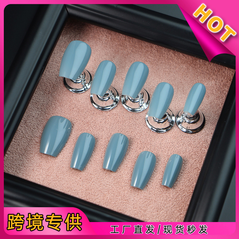 European and American Style Short Press-On Nails, Sweet and Cool Style for Everyday Wear, Fake Nails, Direct Sales from the Manufacturer, Peacock Blue Press-On Nails European and American Style Short Press-On Nails, Sweet and Cool Style for Everyday Wear, Fake Nails, Direct Sales from the Manufacturer, Peacock Blue Press-On Nails