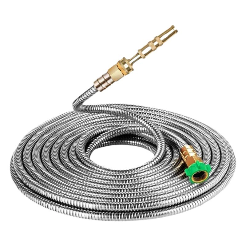 Фабрика прямые поставки оптом Садовый шланг с латунной насадкой портативный легко заботиться о автомойке водопроводной трубы