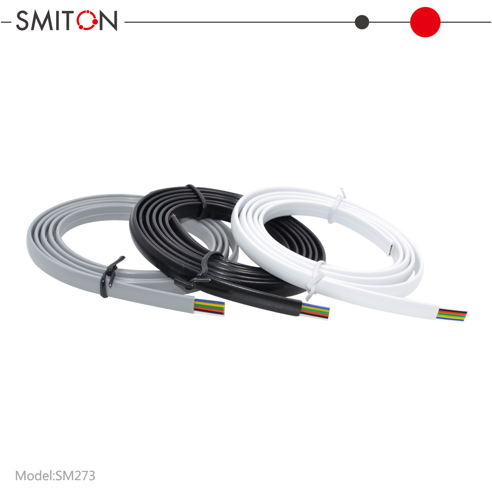 数控6芯线RJ126P6C对讲机报警线铜7*0.1mm灰色黑色白色150米一卷