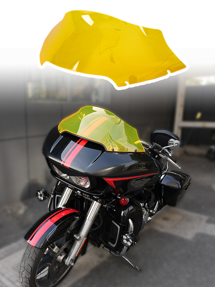 Motorcycle Windshield Suitable for Harley Motorcycles 15-23 Road Glide 9inch Thick Windshield Available in Multiple Colors