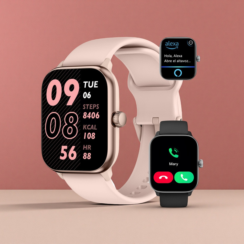 Cross-Border Smart Gtx10 Watch Alexa Voice Bluetooth Call Heart Rate Blood Oxygen Sleep Monitoring Multiple Sports Modes Cross-Border Smart Gtx10 Watch Alexa Voice Bluetooth Call Heart Rate Blood Oxygen Sleep Monitoring Multiple Sports Modes