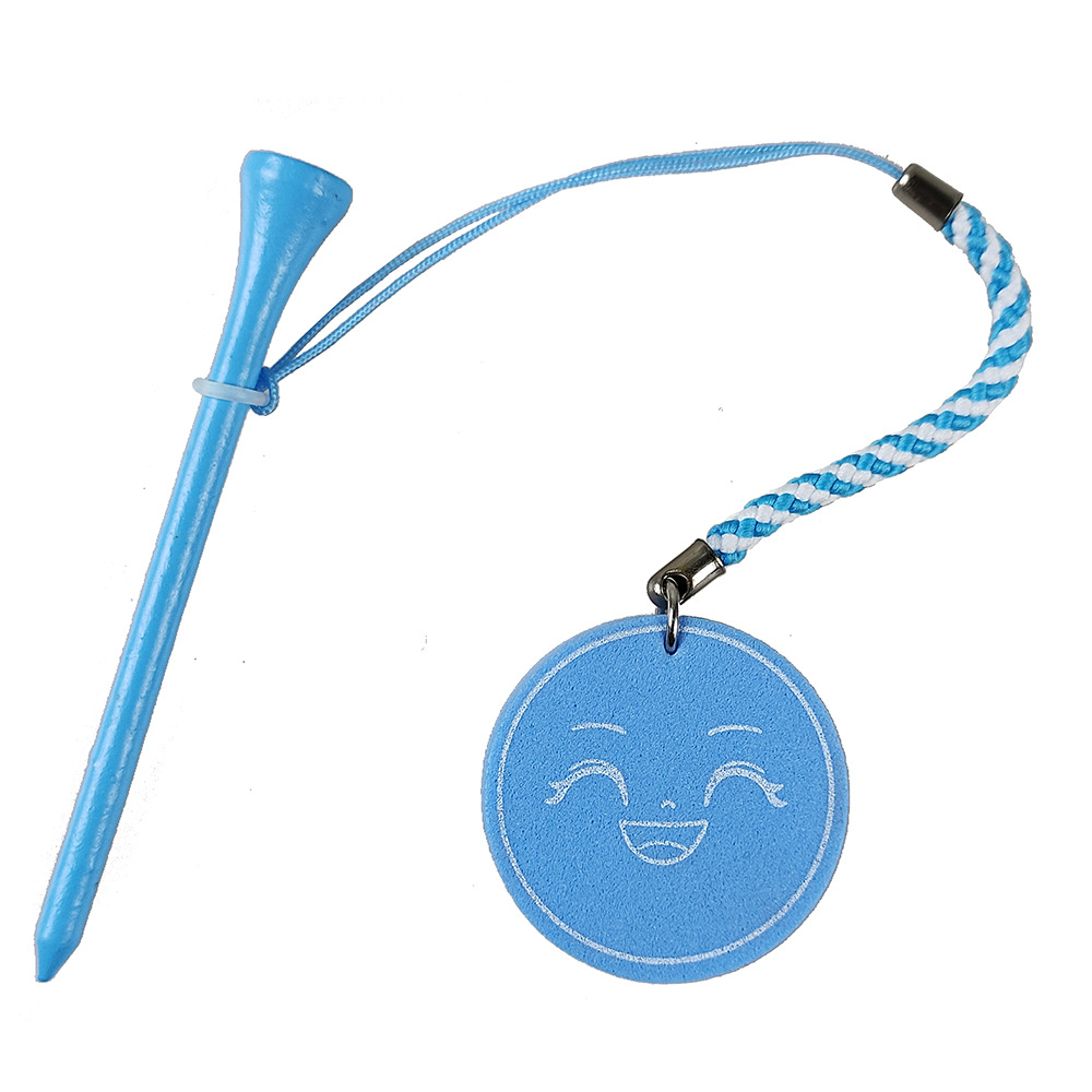 Golf multi-color Bola de uñas asiento de la bola de madera con correa de la cuerda magnética anti-perdida Golf Tees accesorios de regalo