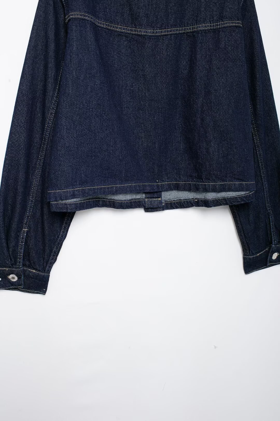 Women's clothing 2024 autumn new shirt jogging style denim suit_voghion.com