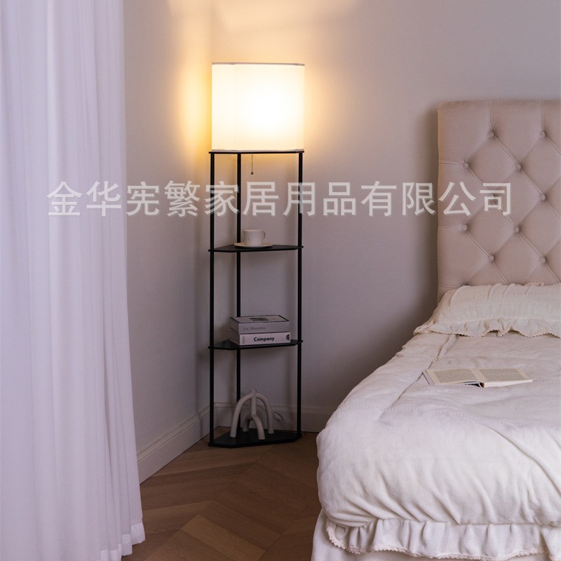 Transfronteriza Amazon creativo de cinco esquinas gabinete lámpara de pie sala de estar dormitorio esquina estantería decoración de almacenamiento