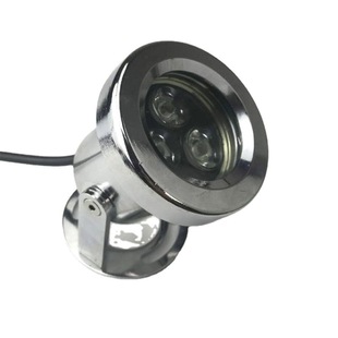 Outdoor Fountain LED Underwater Light Round Stainless Steel Underwater Light Square Lighting Swimming Pool Light Waterproof Spotlight