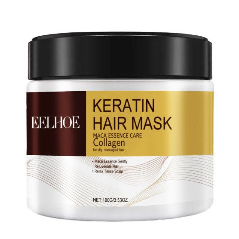 Transfronterizo EELHOE máscara de cabello humectante diaria suave nutrimiento y cuidado de cabello máscara de cabello suave cuidado de cabello