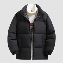 立领棉袄保暖百搭秋冬季棉服男款情侣百搭时尚冬加厚大码棉衣外套