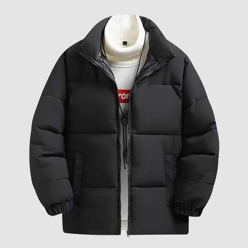 立领棉袄保暖百搭秋冬季棉服男款情侣百搭时尚冬加厚大码棉衣外套