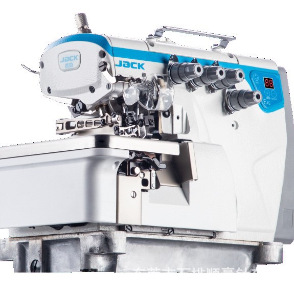 Máquina de bloqueo de borde Jack completamente automática Máquina de copia de borde de ultra alta velocidad eléctrica industrial de cuatro hilos Máquina de borde automática Máquina de coser overlock por computadora