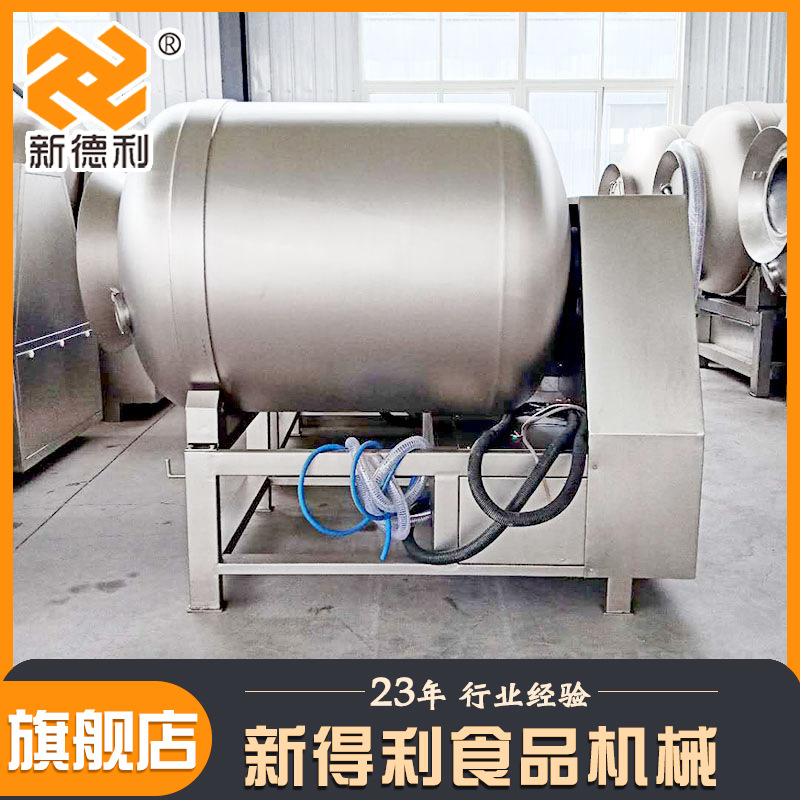 全自动预制菜腌制设备不锈钢辣白菜变频滚揉机商用牛羊肉入味机器