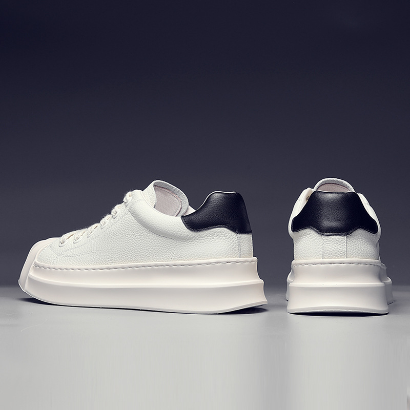 Chaussures décontractées homme, baskets basses blanches mode_voghion.com