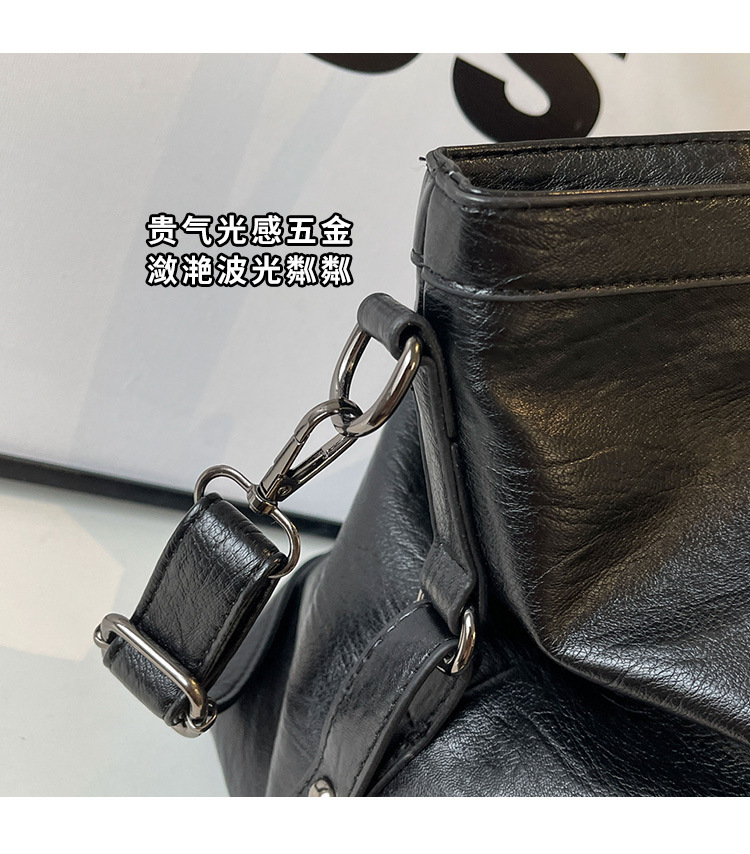 Cross-border large-capacity tote bag for women 2024 New style fashionable single-shoulder bag, retro simple casual crossbody bag for women undefined