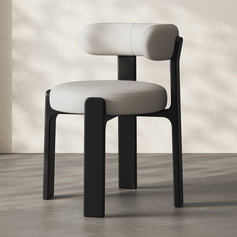 Silla de respaldo de madera moderna de lujo ligera silla de diseño de tela silla de comedor de hotel