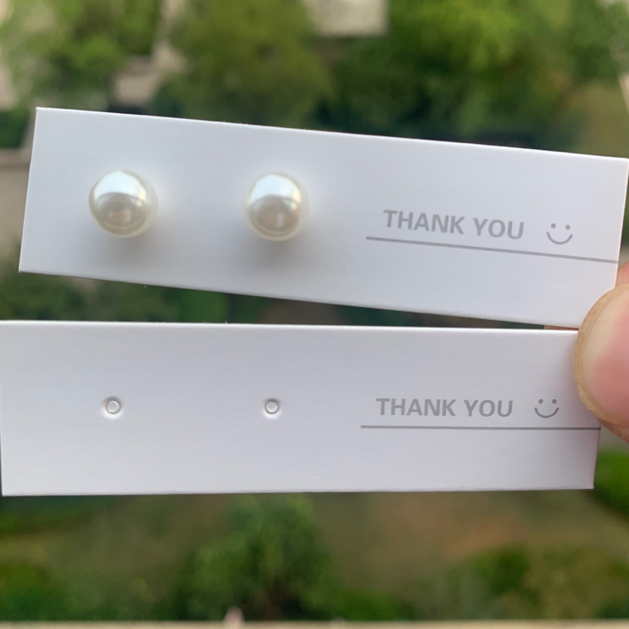 约100张7×2耳饰卡纸 耳钉卡纸diy饰品纸板配件厂家直销