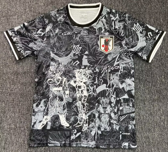 25-26 Nueva camiseta de anime de camiseta japonesa One Piece Samurai Sakura Dragon Ball Uniforme de fútbol transfronterizo de edición especial