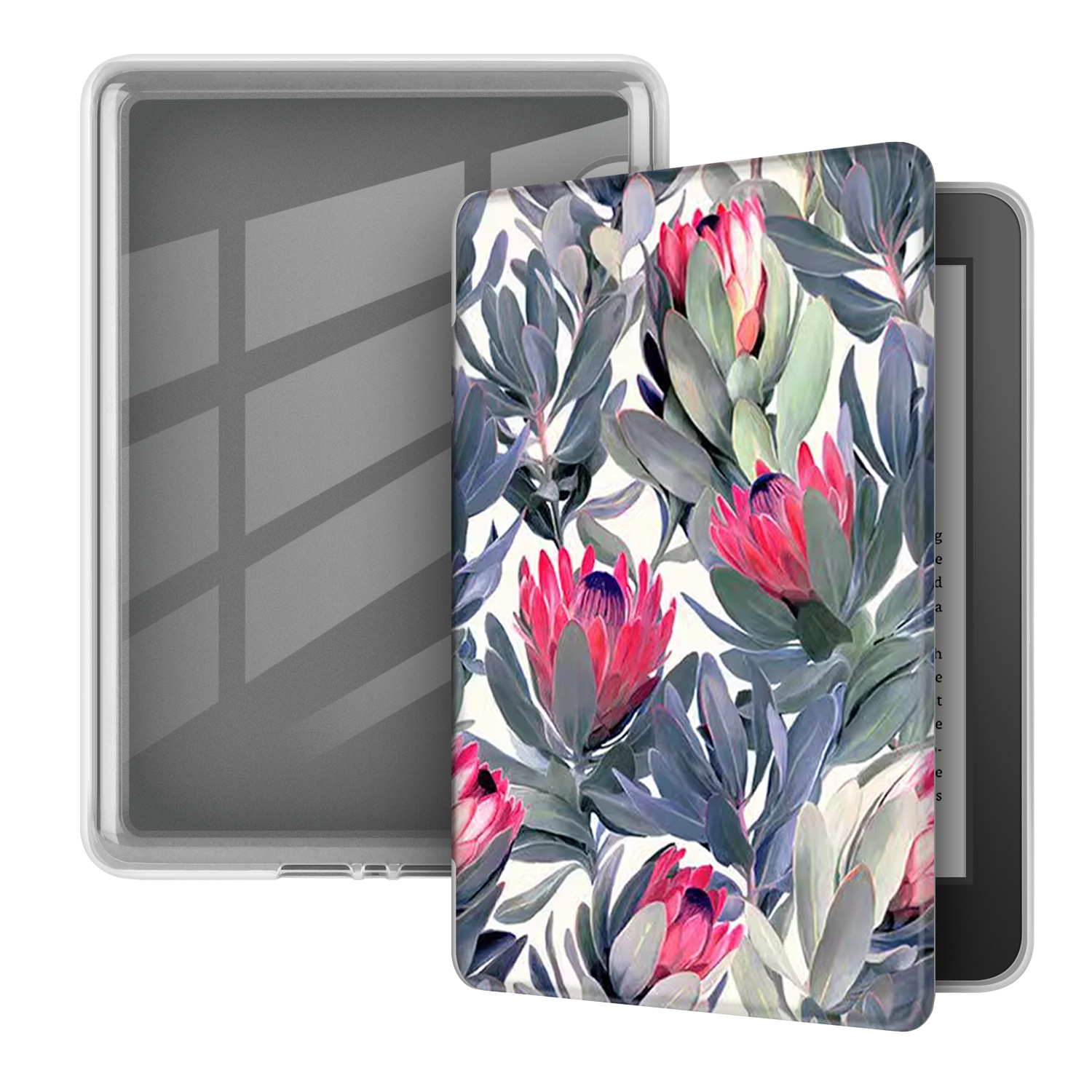 Aplicable kindle paperwhite6543 acrílico pintado funda protectora 658/558 funda protectora transparente