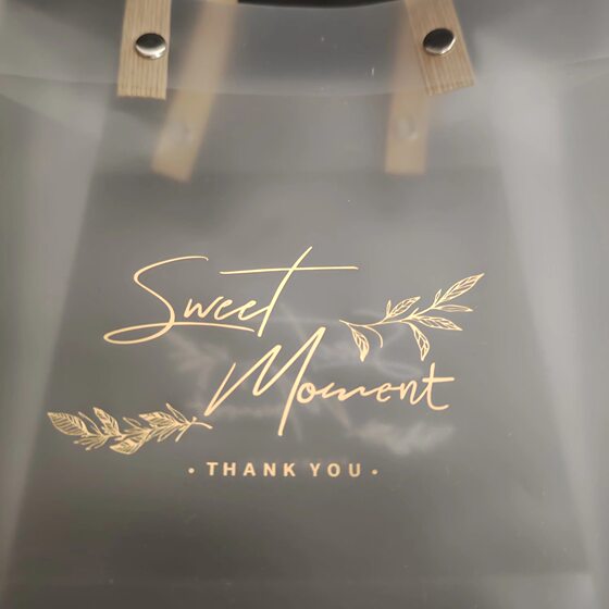 Accompanying Gift Box Packaging Ins Style Internet Celebrity Wedding Handbag European Style Wedding Candy Bag PVC Transparent Gift Bag Gift Box