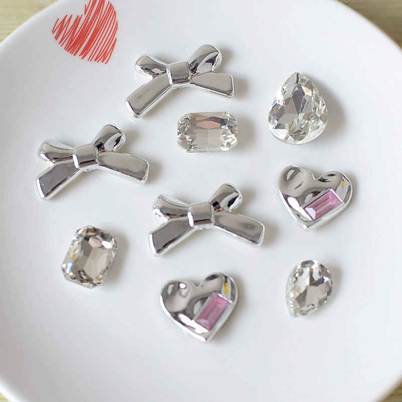 Cute diamond with bow, accessory, accessories, shoes, material, wholesale