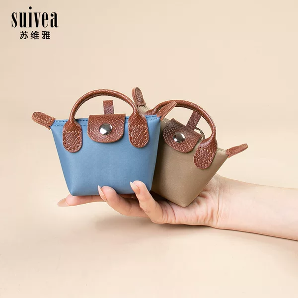 Fashionable Simple Dumpling Bag Super Mini Lightweight French Style Change Headset Mouth Red Envelope Coin Key Small Hanging Bag Mini