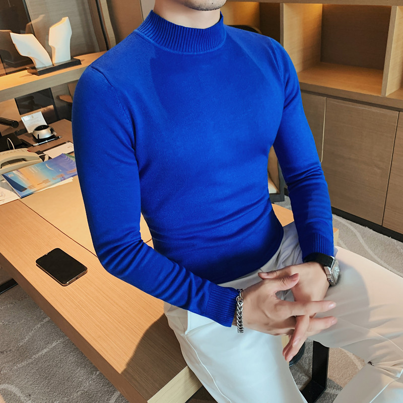 Colorful blue (long-sleeved version)