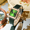 Fashionable trend square swiss watch, small universal belt, waterproof quartz watches, simple and elegant design