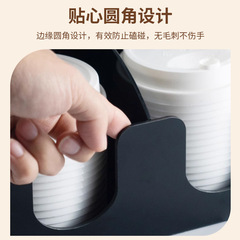 多功能吧檯收納盒奶茶店杯架分杯器吸管勺子收納盒一次性杯架