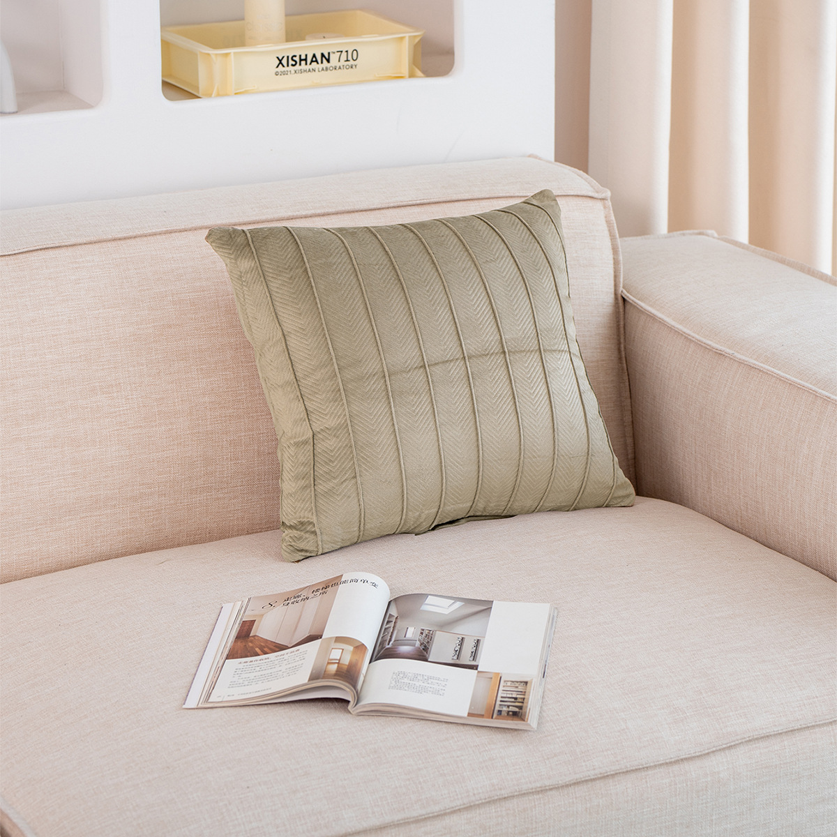 SHEIN Cross-border Hot Sale Pillow Cover Nordicins simple sofá de oficina Pillow Cover sin núcleo de almohada