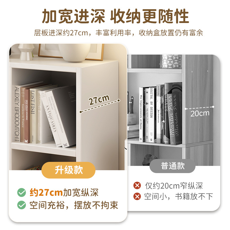 Estante de piso a techo Estante de rejilla Kalek Gabinete de ocho compartimentos Gabinete de partición de borde de cama Librería combinada de jardín de infantes