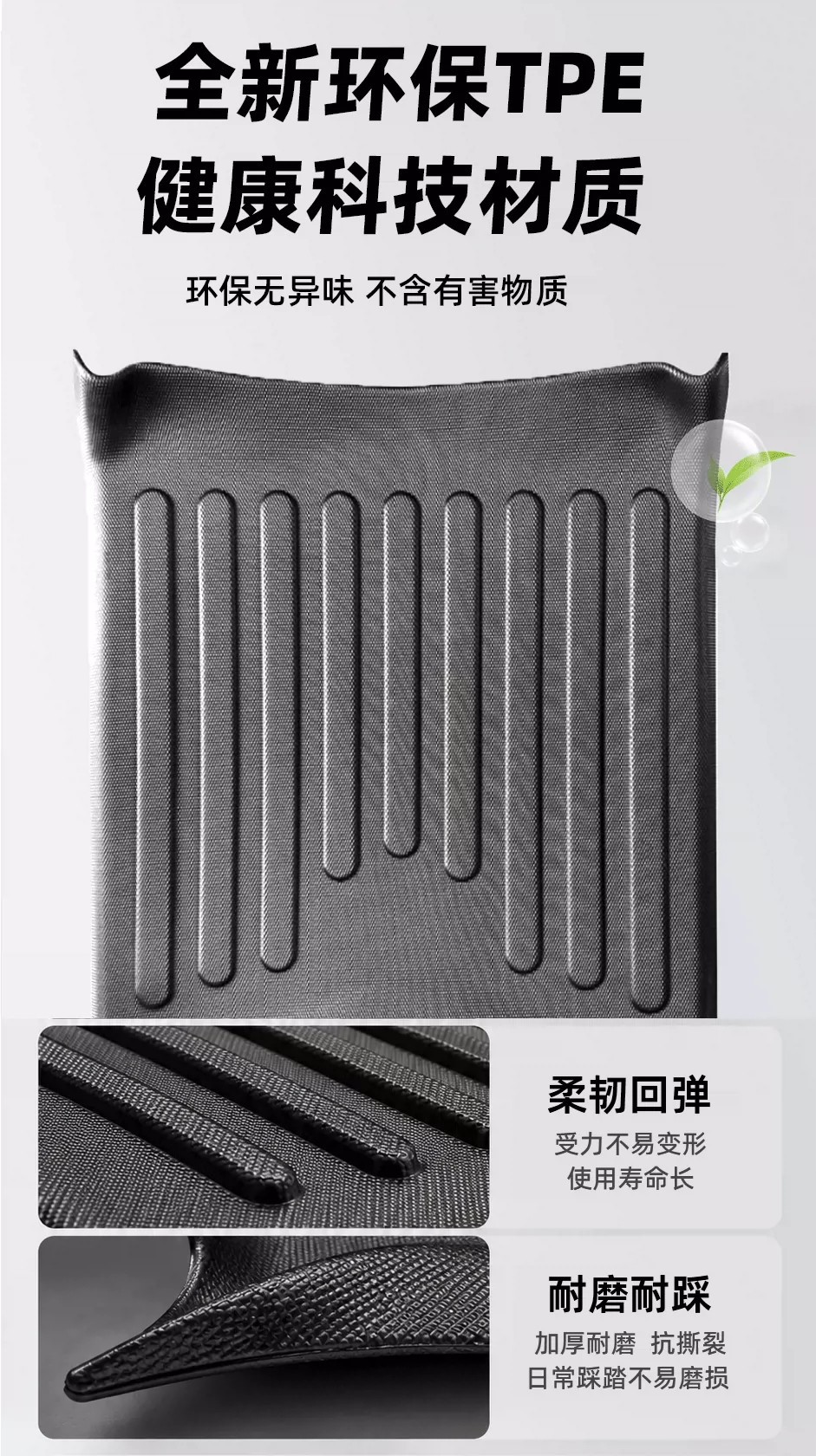 Suitable for Ninebot N170/N185 TPE foot pads, electric vehicle footrest pads, waterproof foot mats, and electric scooter decoration