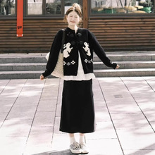 �M���u�߼��г������ﶬ����ʽ㼑�2025���׺�ɫ�ÿ���ë��Ůchic