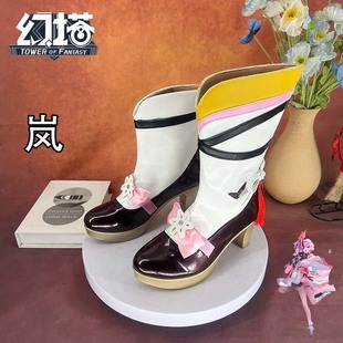 Hantala Cosplay Shoes Girl Loli Anime Comic Show Game Matching High-Heeled Women's Short Boots