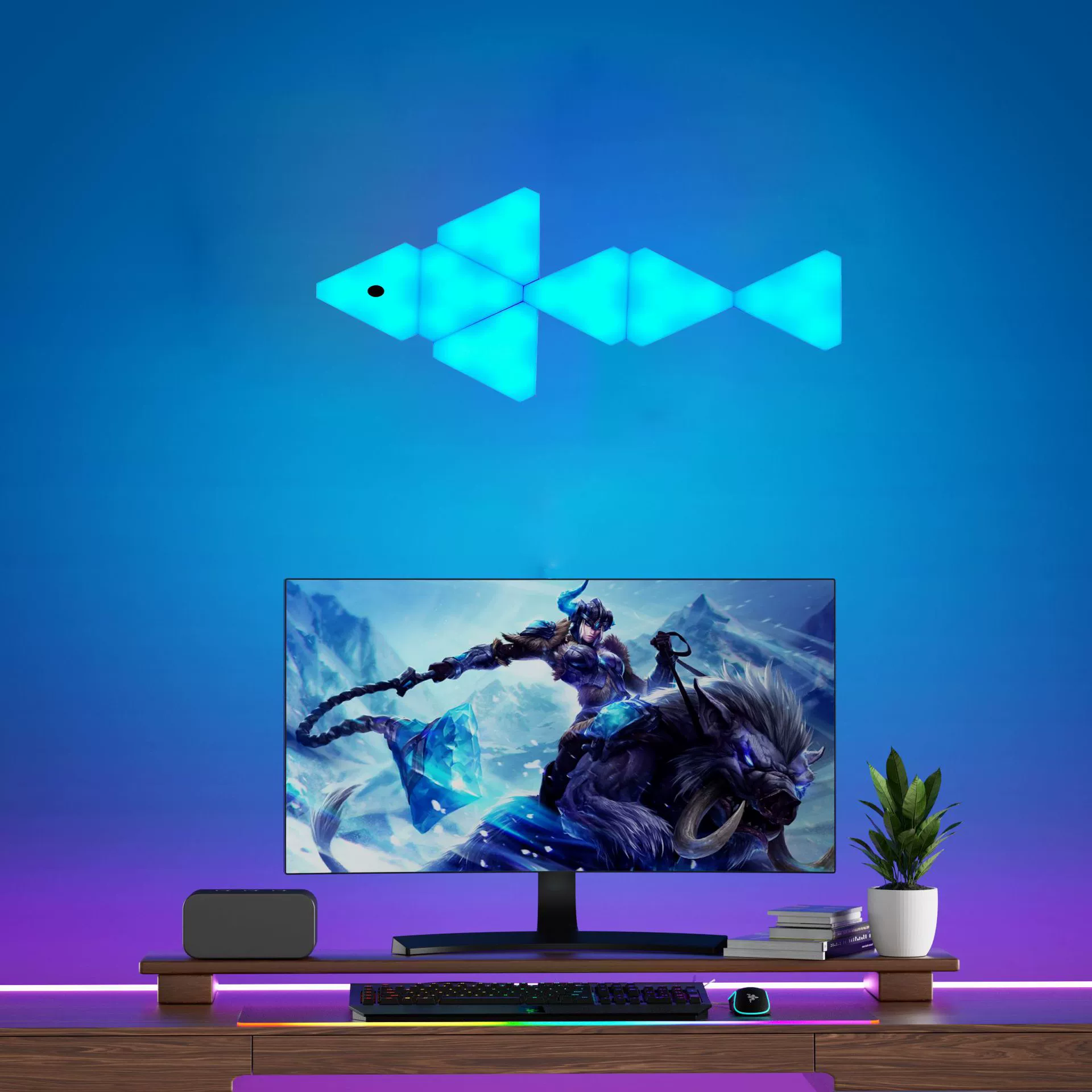 Creative smart night light for bed, lights, sconce