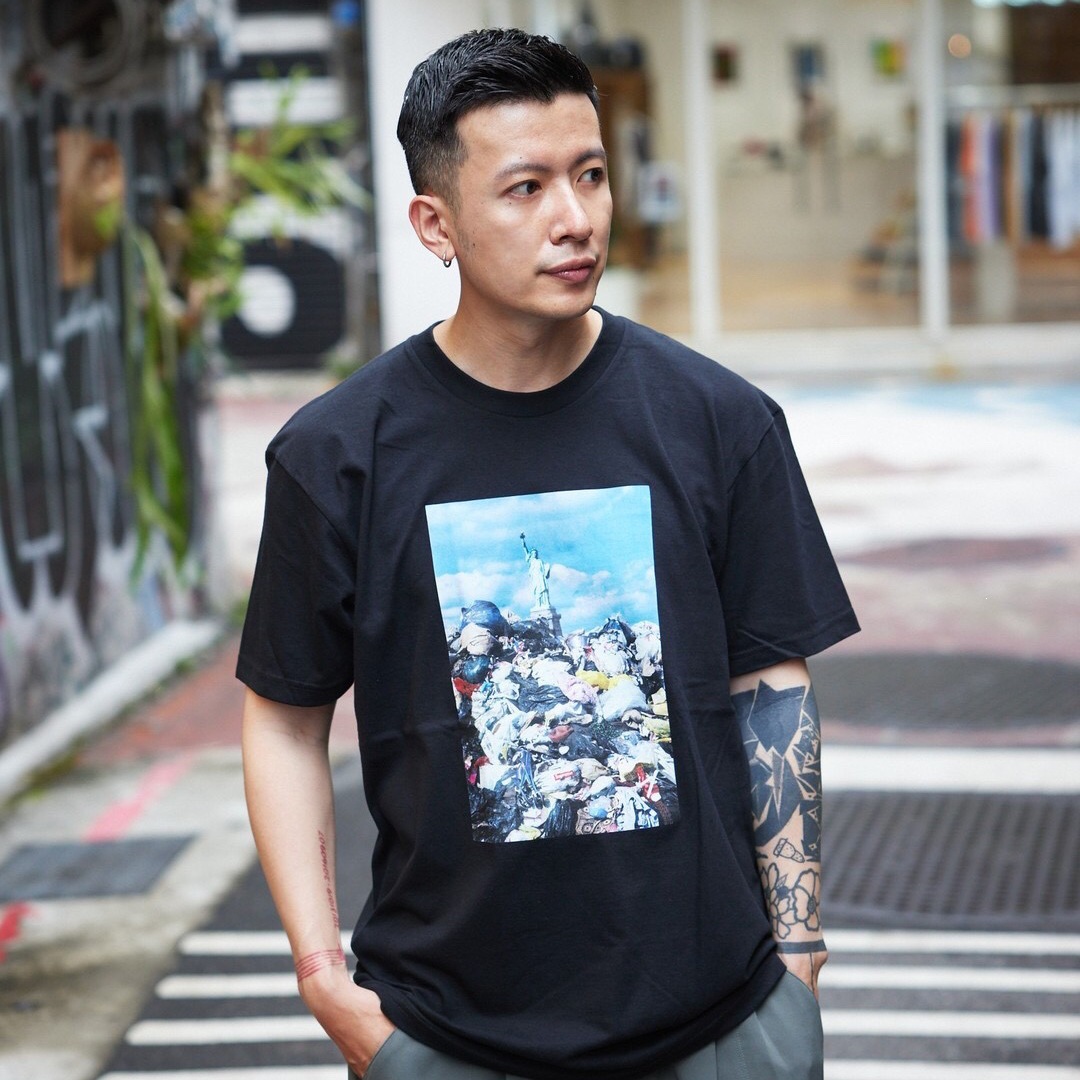 欧美跨境涂鸦高upT恤经典街头美式潮牌情侣款搞怪跨境棉版本S字母