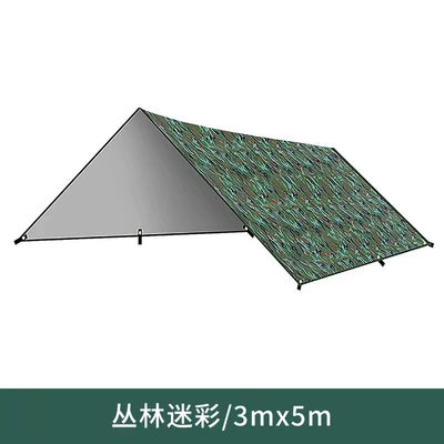 Rainproof Camping Canopy Camping – Avtomobil yan çətirləri - 35-jungle-color-single-piece-with-rope-3-8-people