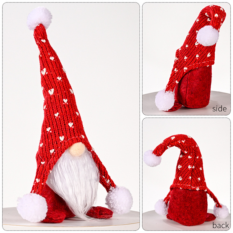 Wholesale Christmas Rudolph White Beard Faceless Nihaojewelry display picture 6