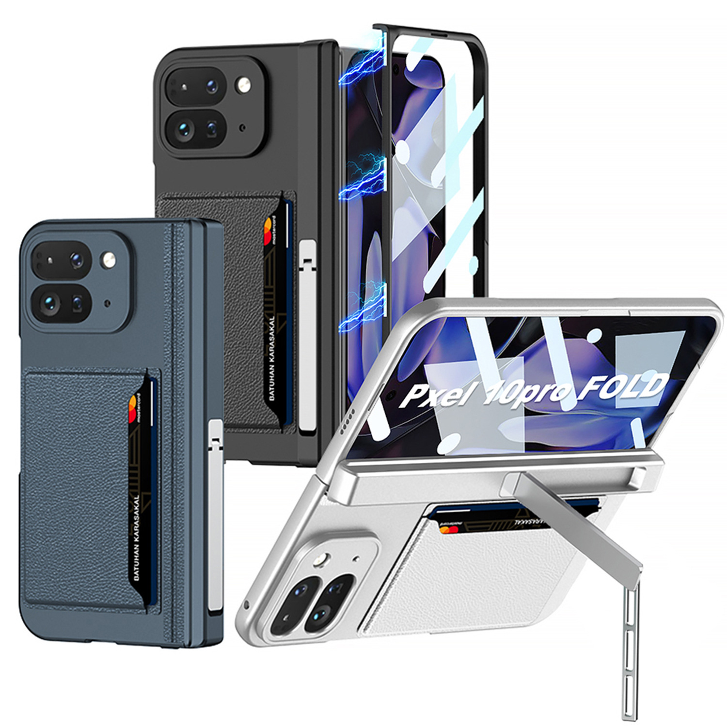 Google, compatible GooglePixel10, folding phone case, tubing, card holder, protective bag, fall protection