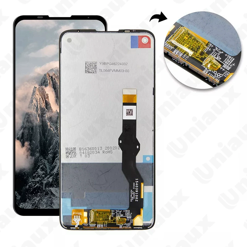 Подходит для Motorola Moto G Stylus 2020 экран ЖК дисплей внутренняя и внешняя рамка дисплея сборка ЖК