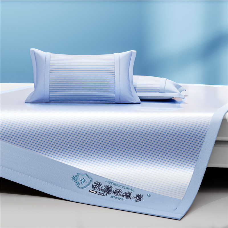 [항균 스타일] 블루 - 침대 시트 스타일★베갯잇 포함 [A급 원단, 항균, 진드기 방지, 급속 냉각]