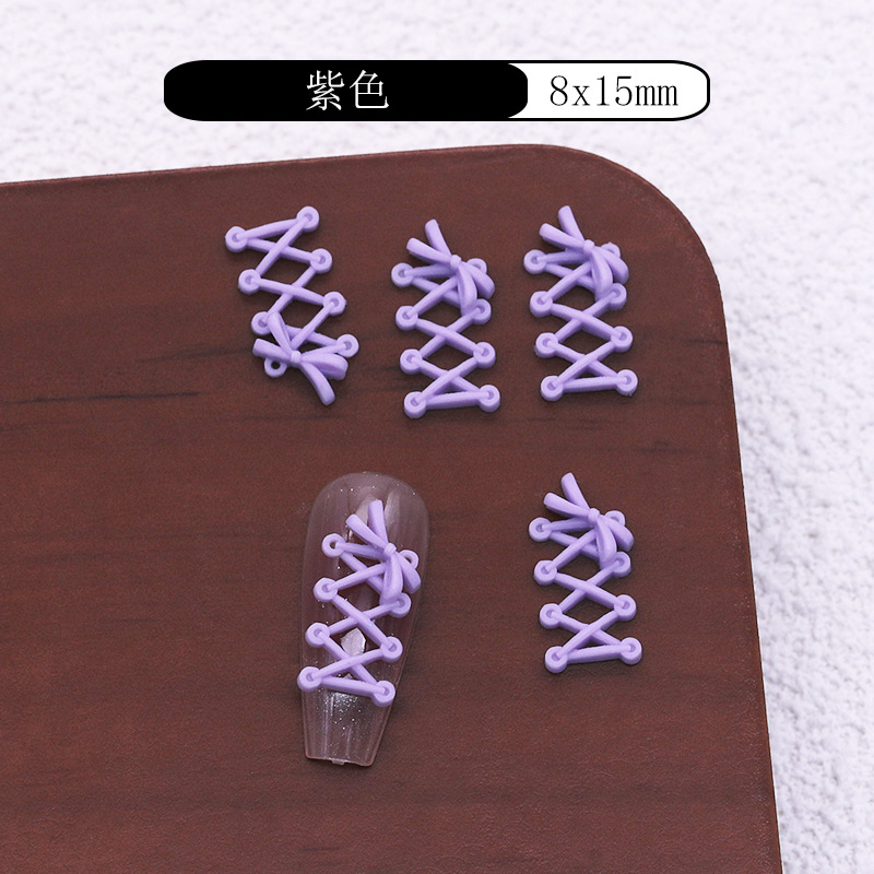 보라색 레이스업 리본 개당 가격