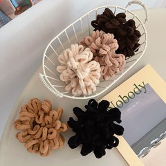 Korean Winter Fashion Towel Hair Tie Fuzzy Thickened Hairband High Elasticity Hair Tie Rubber Band Hair Rope