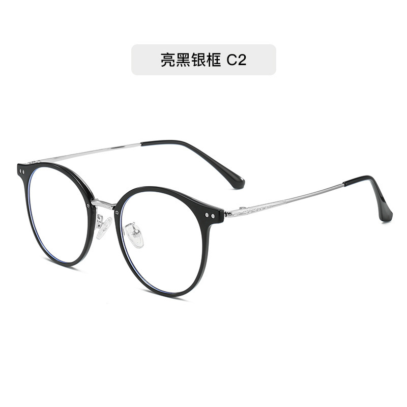 Marco de plata Negro brillante