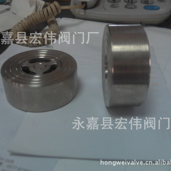 对夹止回阀 升降止回阀 H71W-16P 不锈钢止回阀 单向止回阀