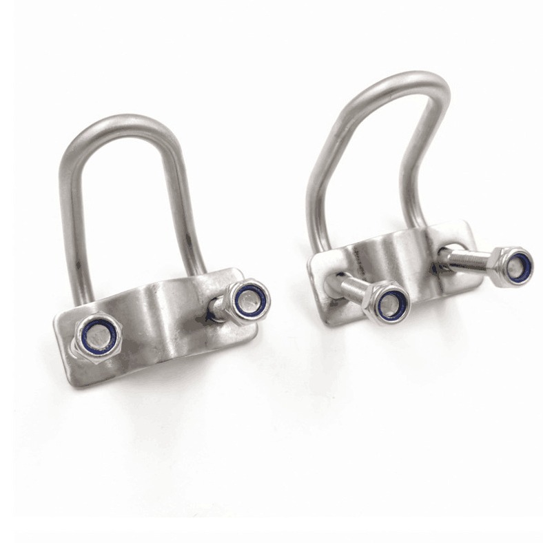 养殖设备用十字管卡U型丝 不锈钢双U型丝 镀锌十字交叉U型螺栓